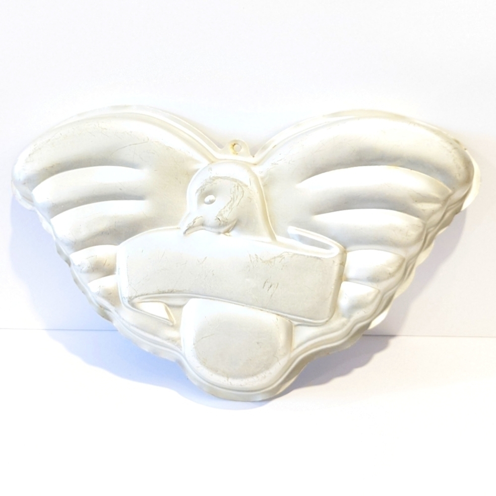 Vintage Wilton Bird & Banner Cake Pan 502-2505